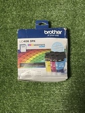 Genuine Brother LC406 3PK Cyan Magenta Yellow Expiry Date 2026.03 OEM Original picture