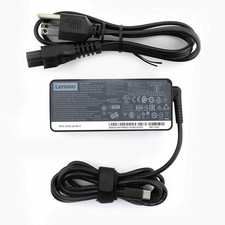 Genuine 65W USB-C Type-C Laptop Adapter Charger Lenovo ADLX65YLC3A ThinkPad X1 picture