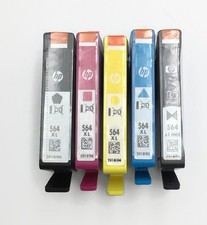 Genuine HP 564XL Ink Cartridges Lot Black Tri Color Photo Sealed Expired 2016/18 picture