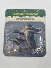 Distinct Impressions Duck/Hunting Themed Computer Mousepad Men's Gift 2 Ducks picture