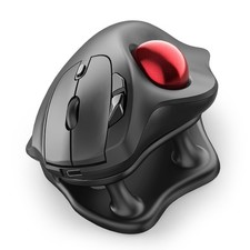 Nulea M511 Wireless Trackball Mouse, Rechargeable Ergonomic A-Red picture