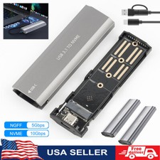 M.2 NVMe/NGFF SATA SSD to USB3.1 External SSD Reader Converter Adapter Enclosure picture