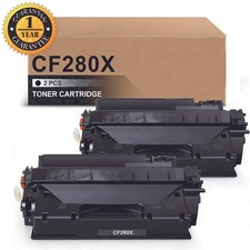 2PK CF280X Black Toner Cartridge Compatible for HP 80X Laserjet Pro 400 M401n picture