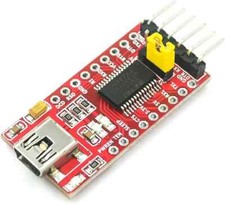 Wwzmdib Mini USB to TTL Serial Converter Adapter, 3.3V/5.5V, FTDI Breakout Board picture