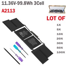 LOT A2113 A2141 Battery For MacBook Pro Retina 16 inch 2019 Year EMC 3347 99.8Wh picture