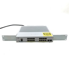 Cisco Business 250 Series 16-Port PoE+ Gigabit Switch CBS-250-16P-2G w/Rack Ears picture
