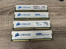 4GB 4x1GB PC3200 DDR-400 CORSAIR XMS PLATINUM Memory Kit CMC2GX1M2A400C3 DDR1 picture