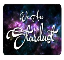 Personalized Galaxy Purple Teal Mouse Pad Neoprene Custom Monogrammed Mousepad picture