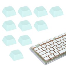 10Pcs XDA Profile Keycap Set PBT Mechanical Numeric Keypads, Cyan picture
