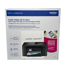 Brother MFC-J1360DW Color Inkjet All-In-One Wireless Printer New Sealed picture