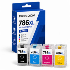786XL 4PK Ink Cartridge Set for WF-4630 WF-4640 WF-5110 WF-5190 WF-5620 WF-5690 picture