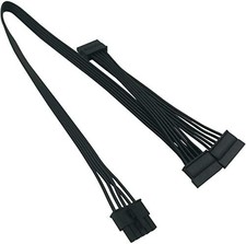 SATA Power Cable for Cooler Master PSUs, 5 Pin to 3X 15 Pin SATA Hard Drive HDD picture