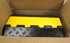2-Channel Cable Ramp Cord Cover | Heavy Duty Rubber | 30