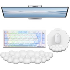 Cloud Mouse Pad with Wrist Rest, Ergonomic Cloud Wrist Rest with Non-Slip Bas... picture