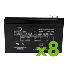 For APC SMX48RMBP2U Battery Kit 8 Pack 12V 9Ah High-Rate UPS AGM APCRBC115 picture