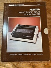 SAMS Computerfacts Radio Shack TRS-80 DMP-120 Printer Manual CP6 picture