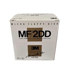 3M MF 2DD Micro Floppy Disk 10 Pack Mark Q Extra Vintage Sealed Computing picture