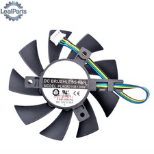 75mm For PLA08015B12HH 12V 0.35A Double ball Graphics card cooling fan 4Pin 2Pin picture