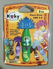 EMTEC KOOKY WAVE 3, USB 2.0 FLASH DRIVE 2 GB, New In Package picture
