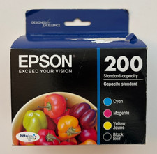 Epson 200 Black & Tri-Color Combo Pack Ink Cartridges Exp. 2017 (Box Scuffs) picture