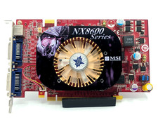 MSI Nvidia GeForce 8600 GT 256MB GDDR3 NX8600GT-T2D256E-OC PCI-e Graphics card picture