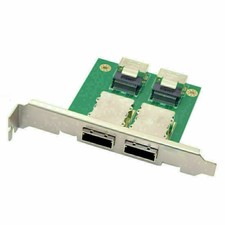 CY Mini SAS SFF-8088 To SAS 36Pin SFF-8087 PCBA Female Adapter With PCI Bracket picture