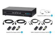 CS1144DP4UN 4-Port USB DisplayPort/HDMI Dual Display Secure KVM Switch Kit picture