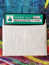 SUPER VGA - Driver & Utility Disk 1/1 - PT-505SZ | 5.25
