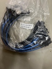 (10) MIDDLE ATLANTIC IEC12X20 TWIST IEC STANDARD POWER CORD BLUE AND BLACK 12