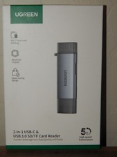 UGREEN Card Reader USB 3.0 Type-C to SD TF 2 in 1 Card Adapter For Laptop Phone picture