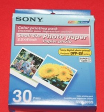 Sony SVM-30SS Color Cartridge and Photo Paper Printing Pack Kit Brand New  picture