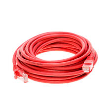CAT6e / CAT6 Ethernet LAN Network RJ45 Patch Cable Red 3FT - 20FT Multipack LOT picture