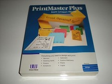  PrintMaster Plus for Amiga. Print signs, cards, banners, calendars. Sealed box. picture