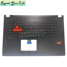 Ukrainian RU backlit keyboard palmrest Asus ROG Strix GL702 GL702VT GL702VM VMK picture