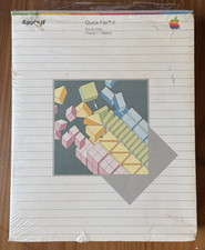 Apple II Quick File II for IIe Only Pascal 1.1 Based - Unused - Mostly Sealed picture