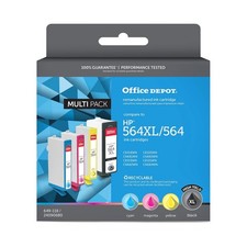 Office Depot Reman Ink, Compare To HP 564XL/564, Multi Pack (C/M/Y & Black) picture