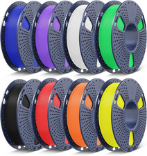 PETG Filament 1.75mm 250g 8 Pack 8 Colors 3D Printer Filament Set picture