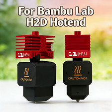 Upgrade Hard Steel Nozzle High Flow Hotend For Bambu Lab H2D H2S A1 A1 mini Part picture