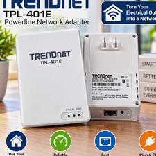 TRENDnet TPL-401E Powerline Adapter 500 Mbps, 100 Mbps Ethernet, Plug & Play picture
