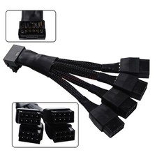 For RTX4090 Cable 90-Degree Elbow 4x 8-pin PCIe to 16-pin 12VHPWR GPU Connector  picture