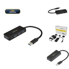 StarTech ST4300MINI 4 Port USB 3.0 Hub Black Mini picture