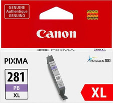 Original Canon CLI-281XL High Yield Photo Blue Ink Cartridge picture