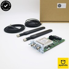 Cisco NIM-4G-LTE-GA MC7340 for ISR4000 w/Antenna & 10ft-Cable AU-Carrier, 1Y-Wty picture