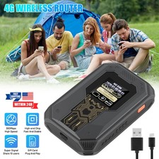 Unlocked Hotspot 4G LTE Wireless WiFi Router Mobile Broadband MIFI LCD 4000mAh picture
