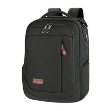 Kroser Laptop Backpack Charcoal Black With USB picture