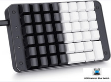 Koolertron 46 Keys Mechanical Keyboard Programmable with OEM Gateron Blue Switch picture