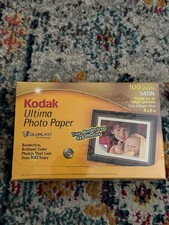 Kodak Ultima Photo Paper SATIN Photo Picture Paper 4x6 Sheets Inkjet 100 NEW picture