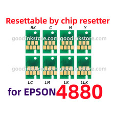 8pcs resettable chips Permanent For Stylus Pro 4880 Printer chip picture