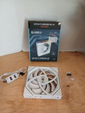 UNTESTED - Lian Li Uni Fan TL Wireless 140 Reverse - White COMPLETE - (READ) picture
