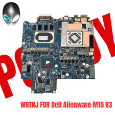 NEW Alienware M15 M17 R3 Motherboard i7-10750H 2.6GHz AMD RX-5500 4GB WGTNJ picture